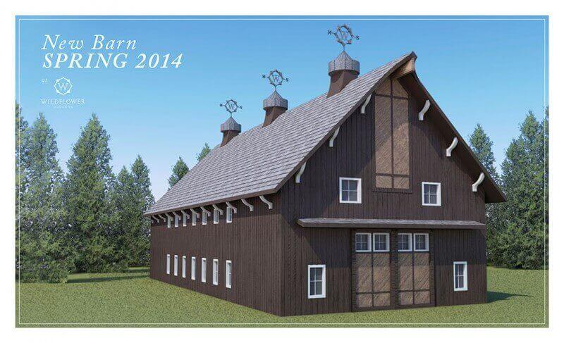 Wildflower Barn digital rendering